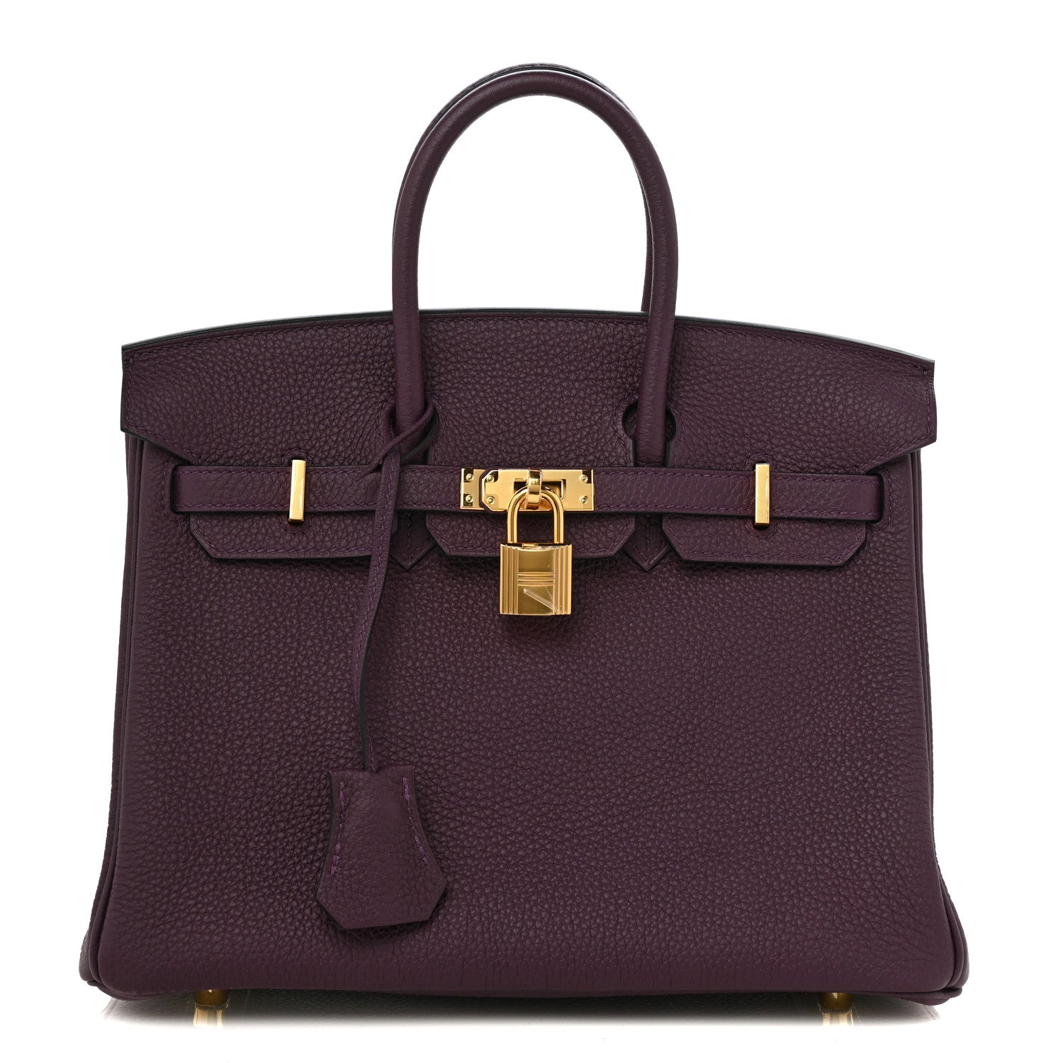 Hermes Togo Birkin 25 Cassis 1 of 8