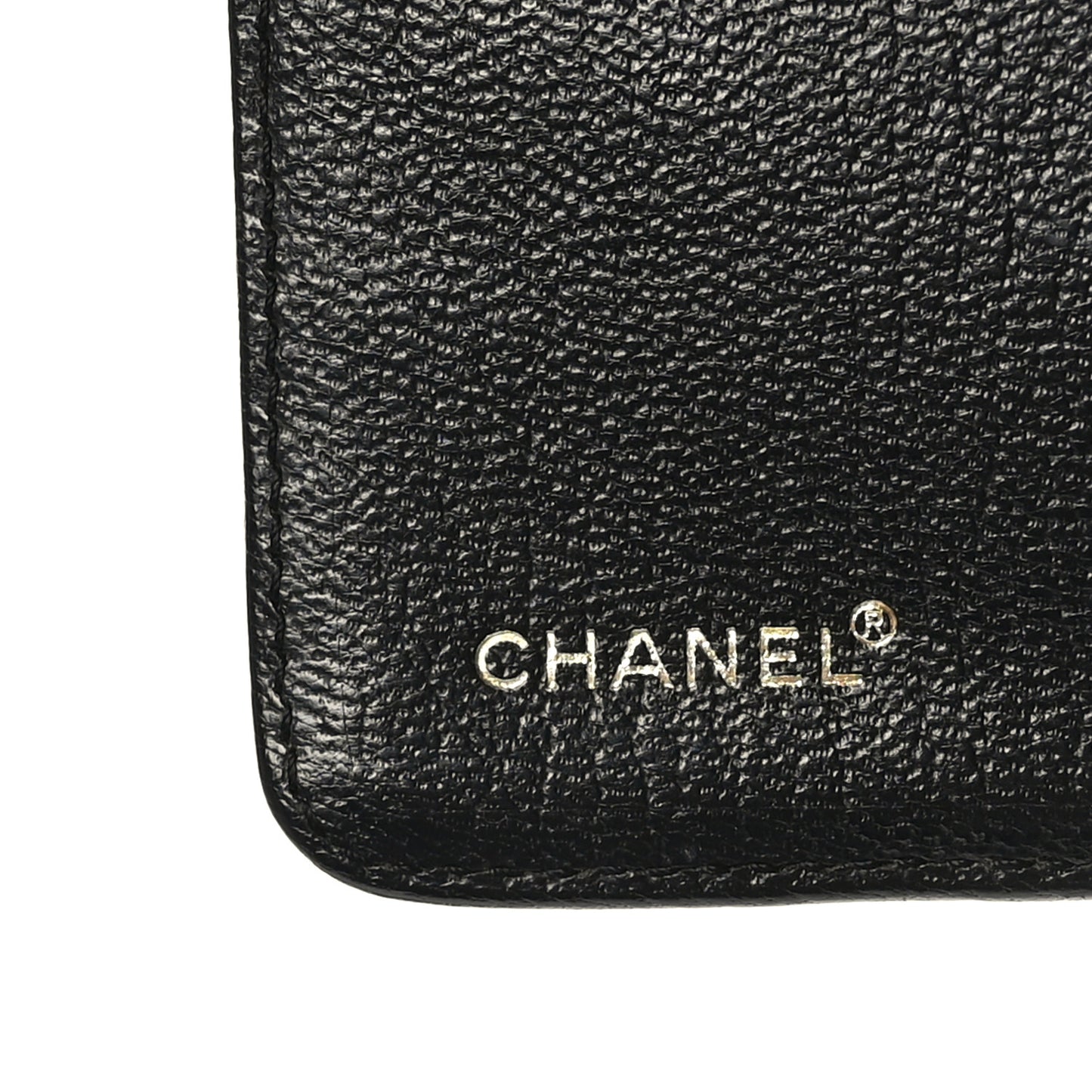Goatskin Small Ring Agenda Planner Black