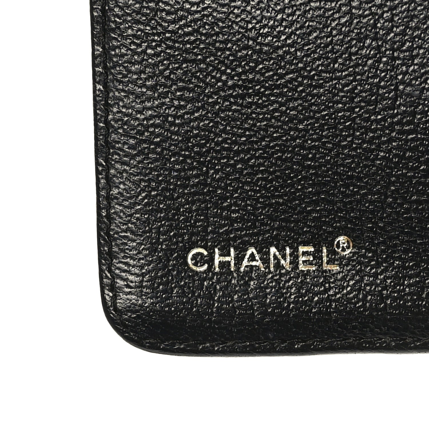 Chanel Goatskin Small Ring Agenda Planner Black 8 of 11