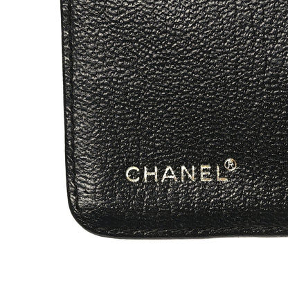 Chanel Goatskin Small Ring Agenda Planner Black 8 of 11