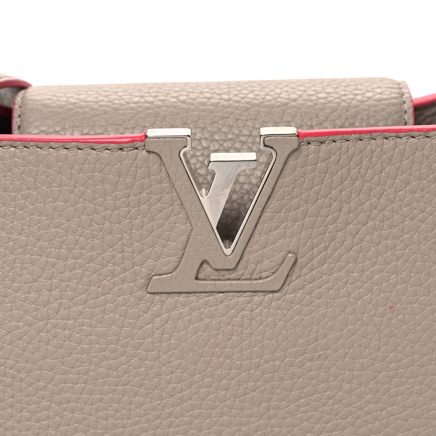 Louis Vuitton Taurillon Capucines BB Galet Litchi 9 of 14