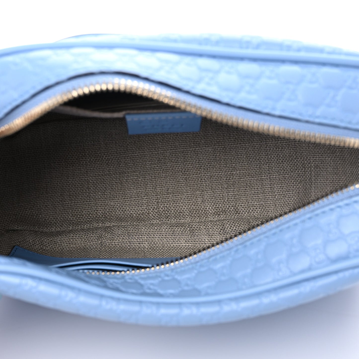 Microguccissima Mini Bree Messenger Bag Mineral Blue