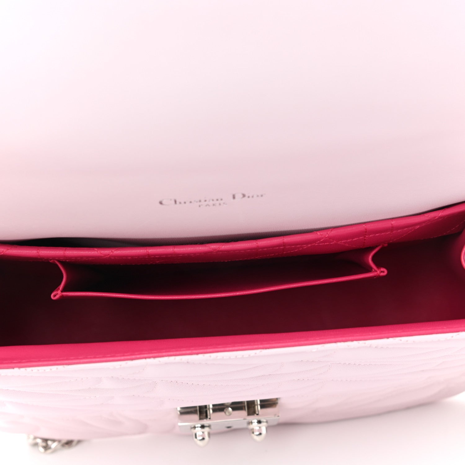 Christian Dior Lambskin Cannage Large Miss Dior Flap Light Pink 5 of 10