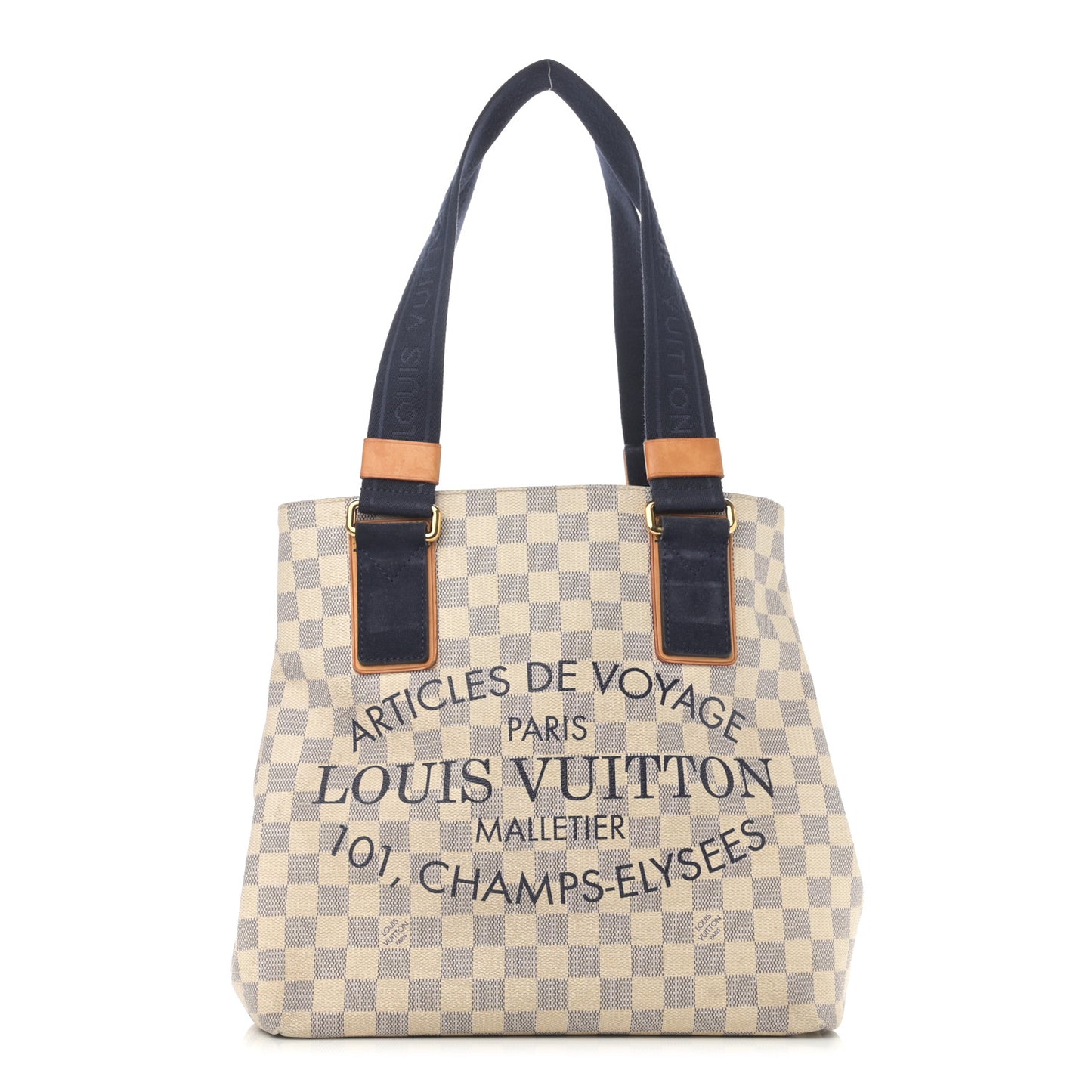 Damier Azur Beach Cabas PM