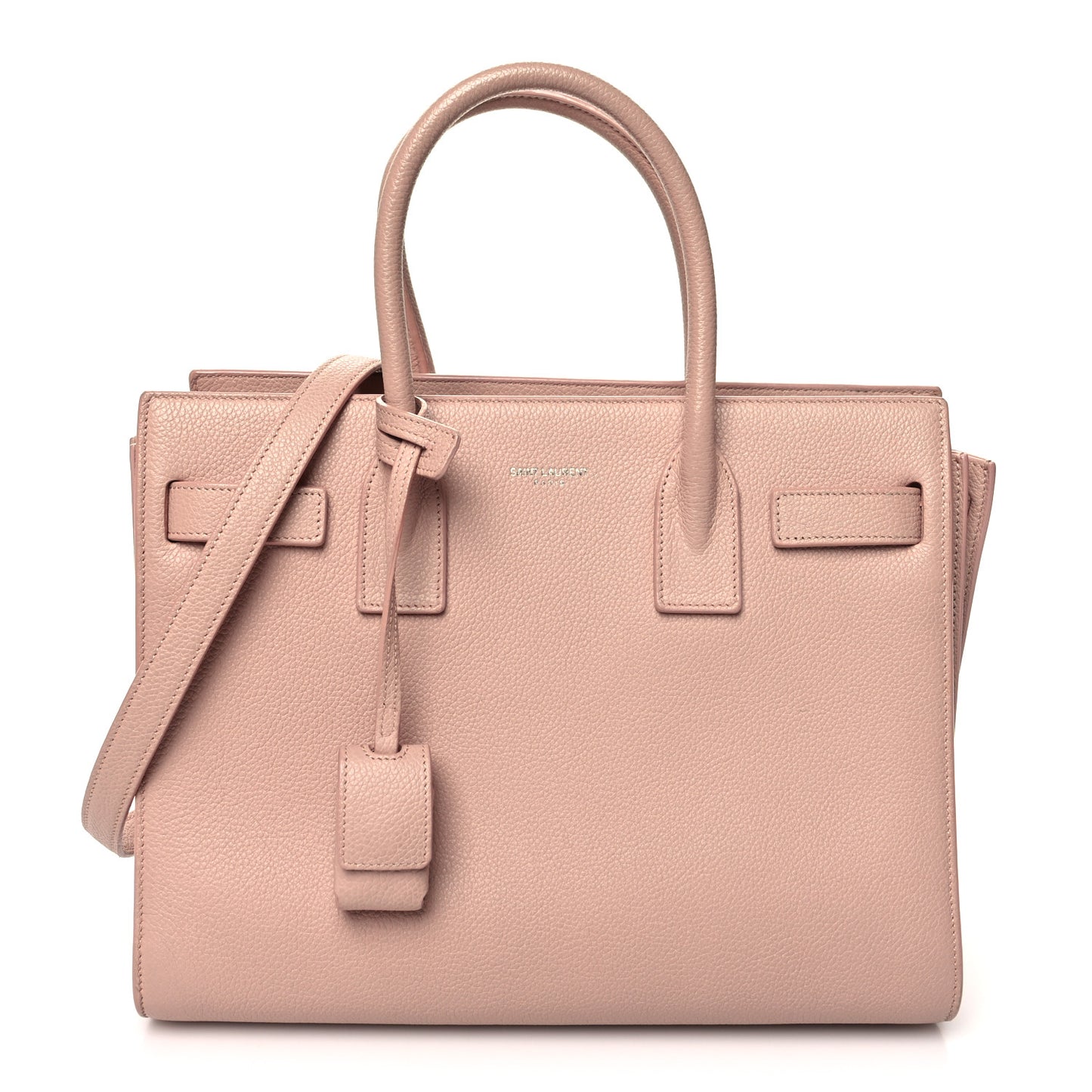 Grained Calfskin Small Sac De Jour Light Blush