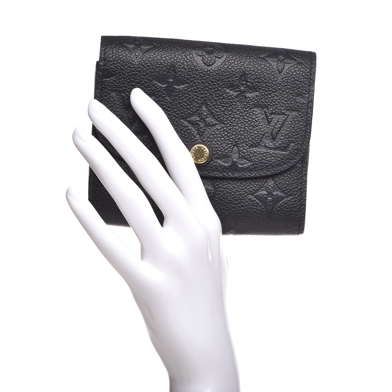 Louis Vuitton Empreinte Ariane Wallet Black 2 of 7