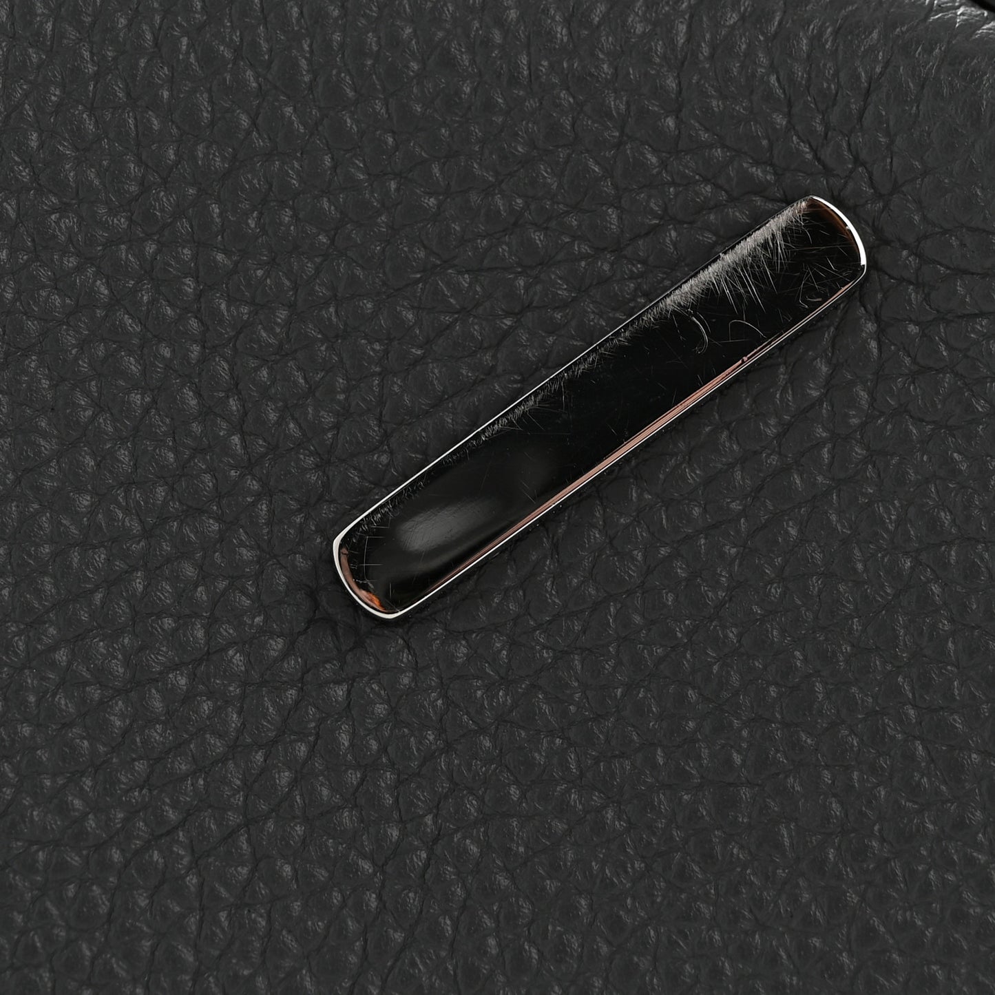 Grained Calfskin Large Puzzle Edge Bag Anthracite