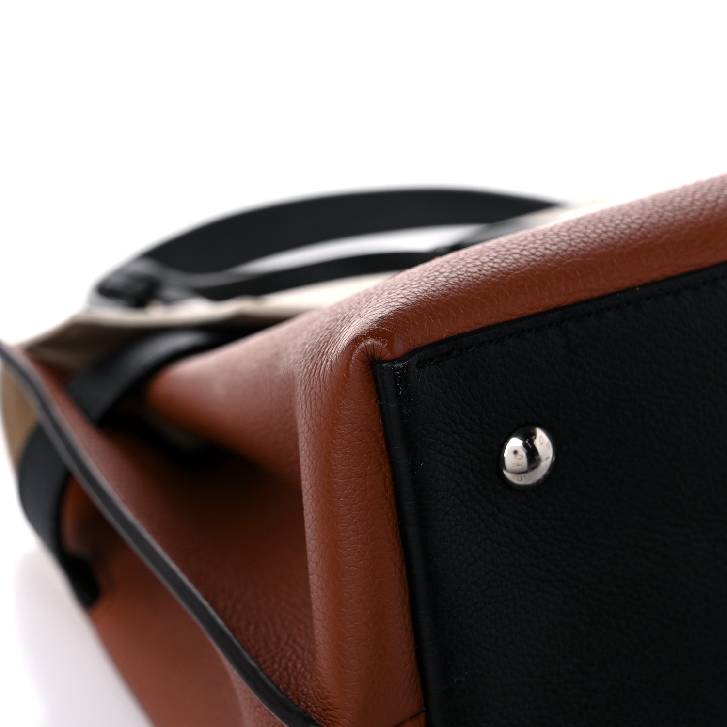 Louis Vuitton Soft Calfskin Lockme Ever BB Carmel Quartz Black 7 of 13