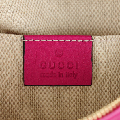 Gucci Cellarius Calfskin Mini Soho Chain Bag Bright Bouganville 6 of 7