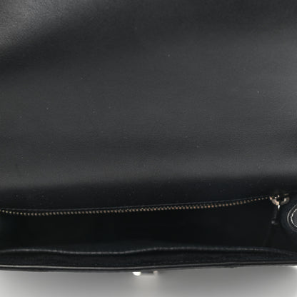 Saint Laurent Snakeskin Carre Satchel Black 2 of 9