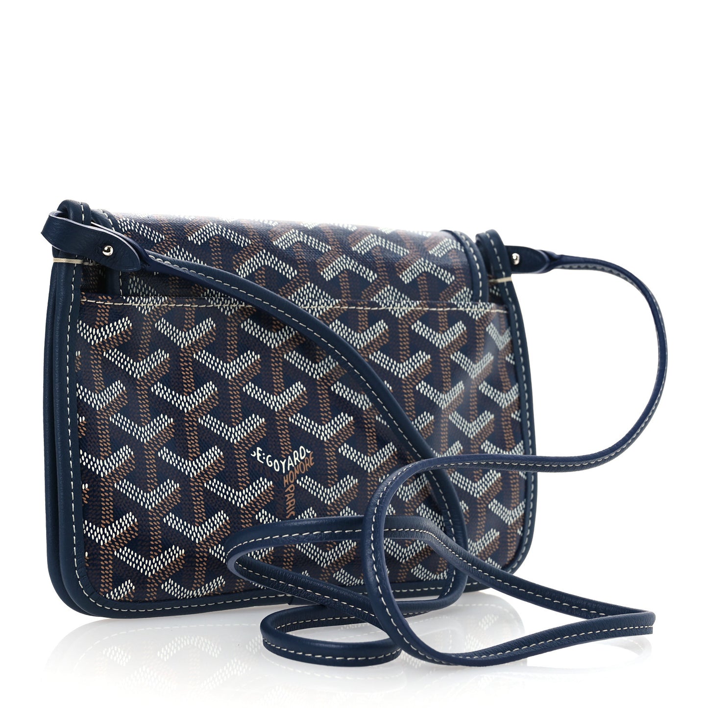 Goyardine Plumet Wallet Clutch Navy