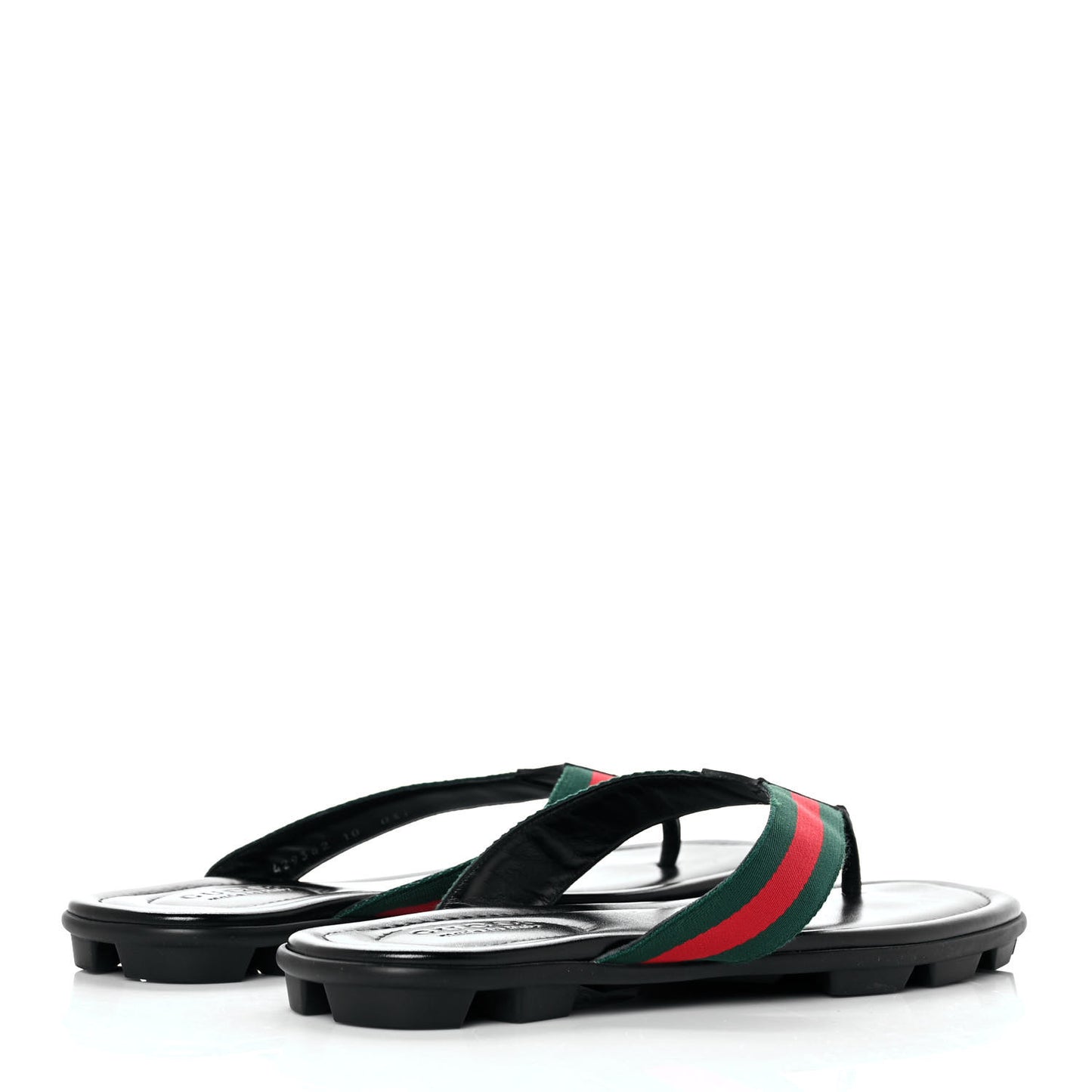 Nylon Calfskin Web Mens Cleat Sole Thong Sandals 10 Black Red Blue