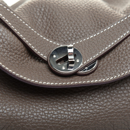 Hermes Taurillon Clemence Lindy 30 Etoupe 9 of 9