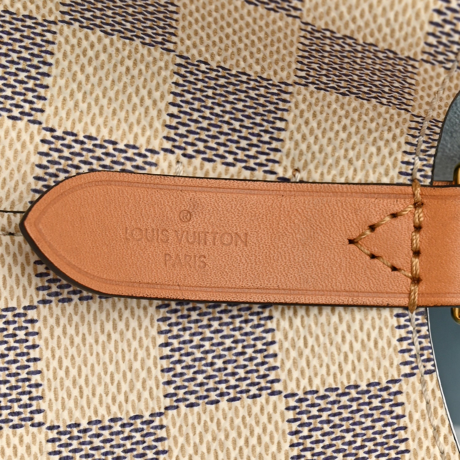 Louis Vuitton Damier Azur Braided Neonoe MM Blue 7 of 11