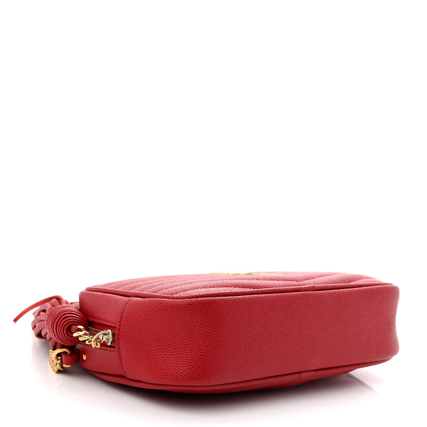 Grain De Poudre Matelasse Monogram Mini Lou Camera Bag Opyum Red
