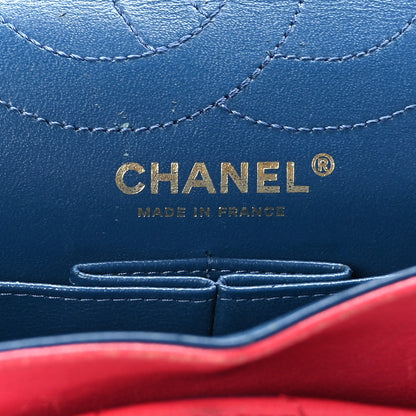 Chanel Sheepskin Chevron Quilted 2.55 Reissue 226 Flap Dark Pink 6 of 11