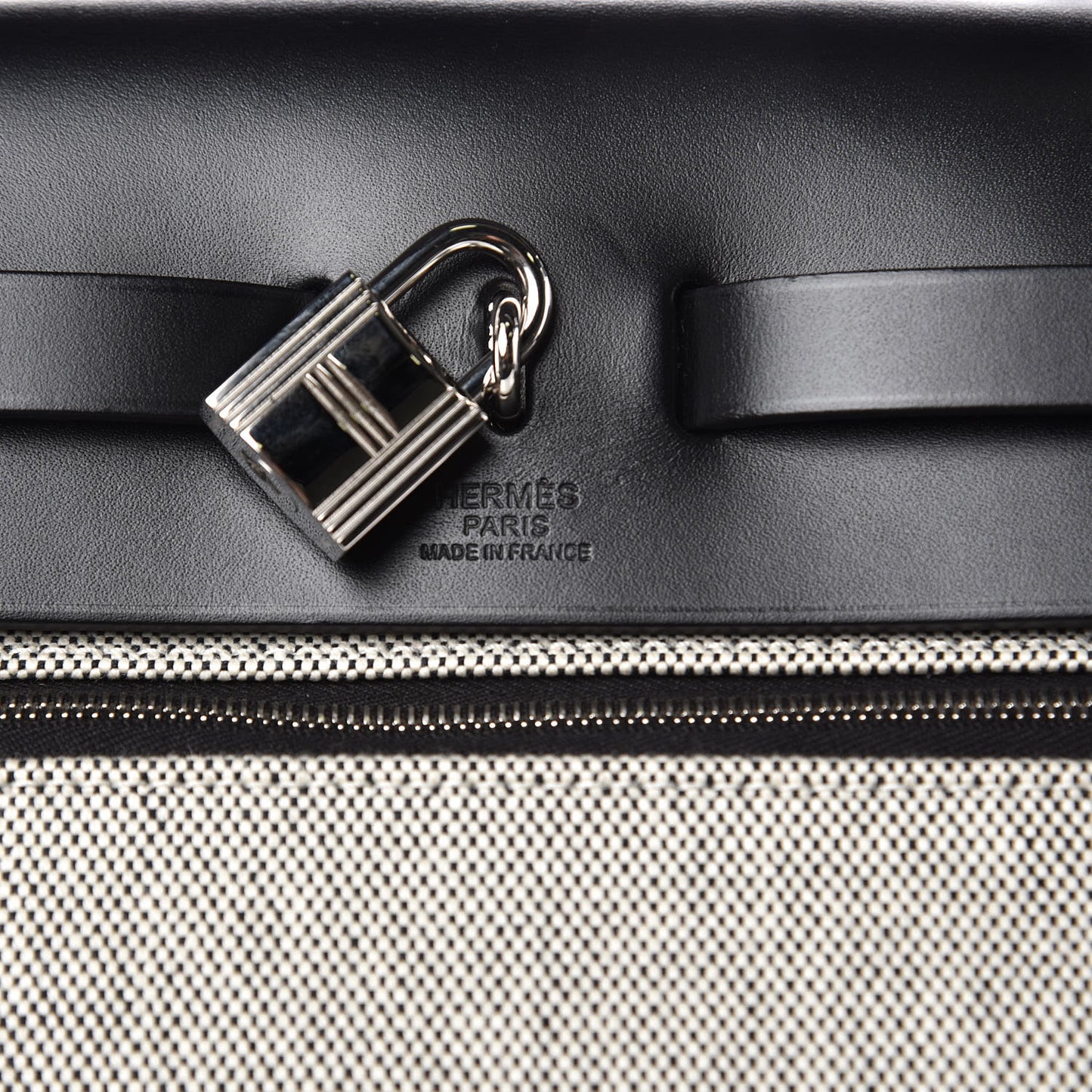 Toile H Berline Vache Hunter Herbag Zip PM 31 Black Ecru