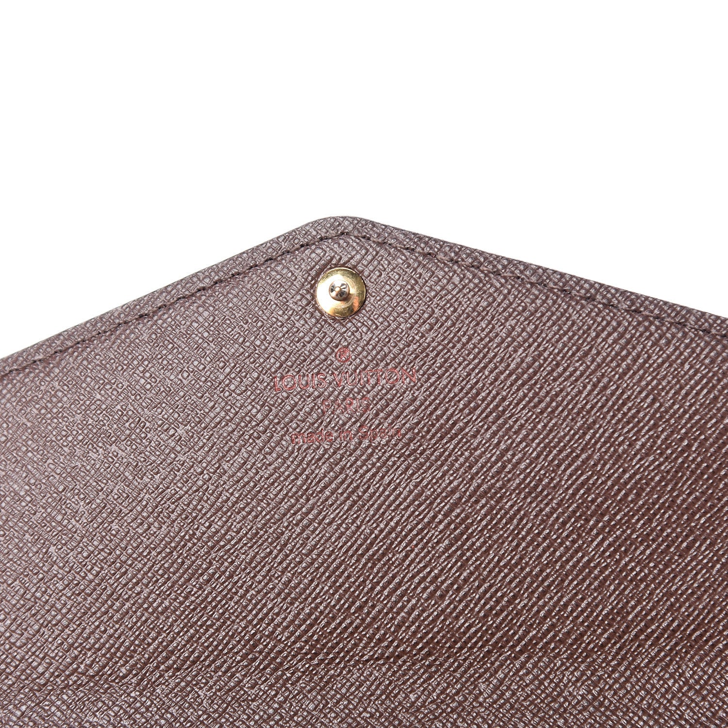 Louis Vuitton Damier Ebene Sarah Wallet NM 6 of 7