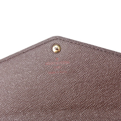 Louis Vuitton Damier Ebene Sarah Wallet NM 6 of 7