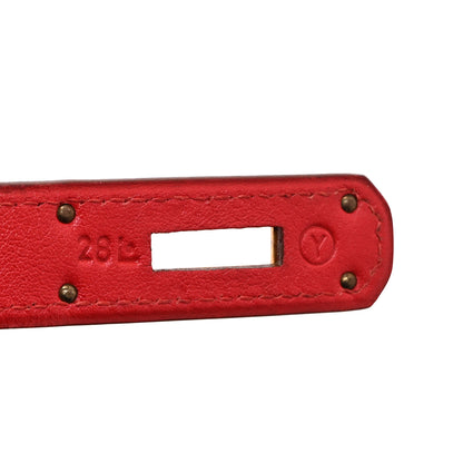 Hermes Swift Kelly Retourne 28 Rouge Vif 7 of 10