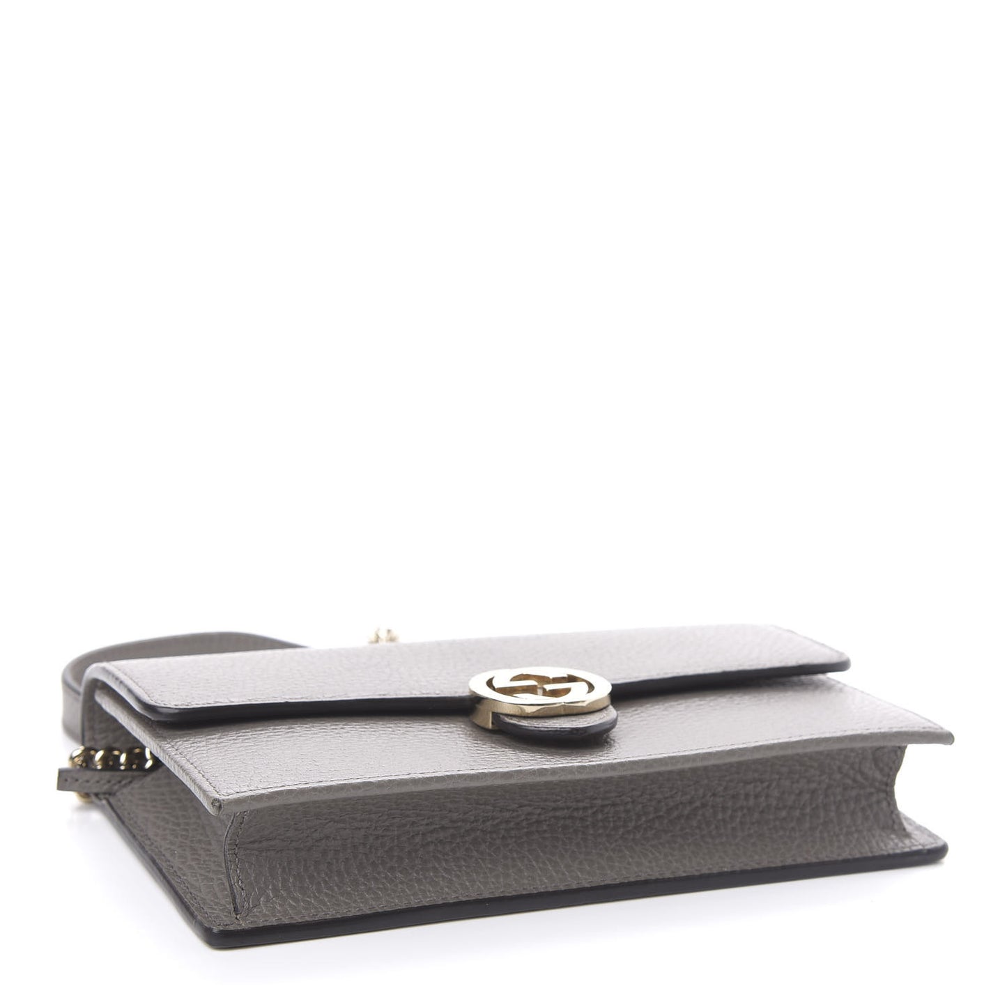 Dollar Calfskin Interlocking G Chain Wallet Loess