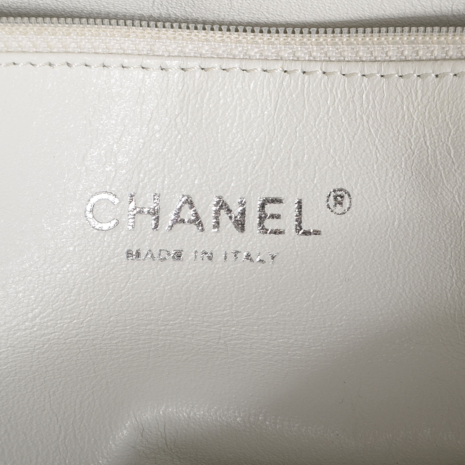Chanel Leather East West Large Modern Chain Tote White 6 of 7