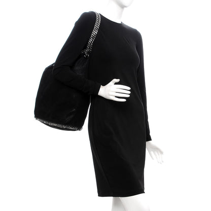 Stella McCartney Shaggy Deer Big Falabella Bucket Bag Black 2 of 8