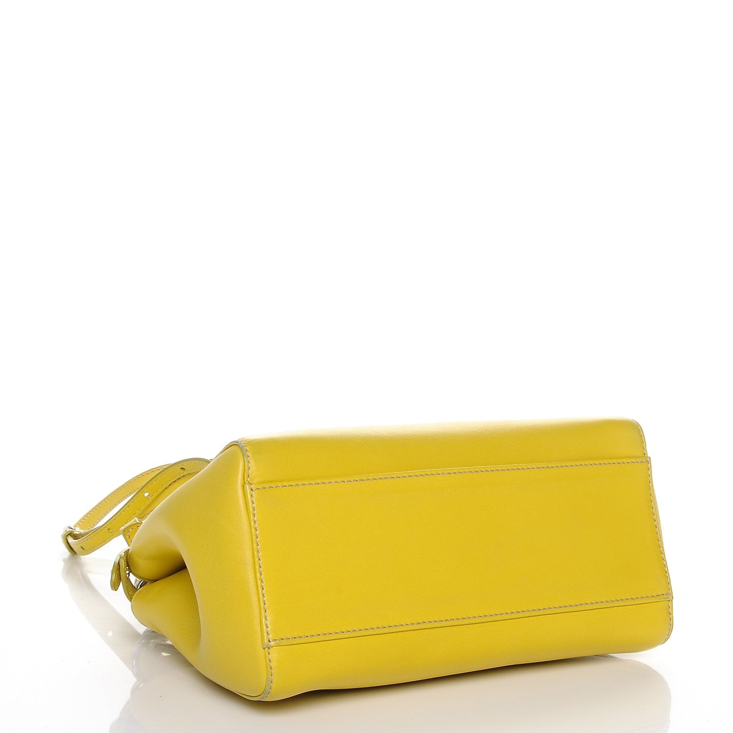 Fendi Nappa Mini Peekaboo Iconic Satchel Lime 4 of 16