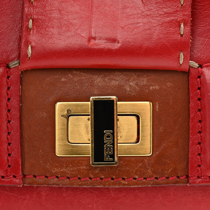 Fendi Cuoio Suede Silvana Bag Cammello Rosso Black Cuoio 11 of 14