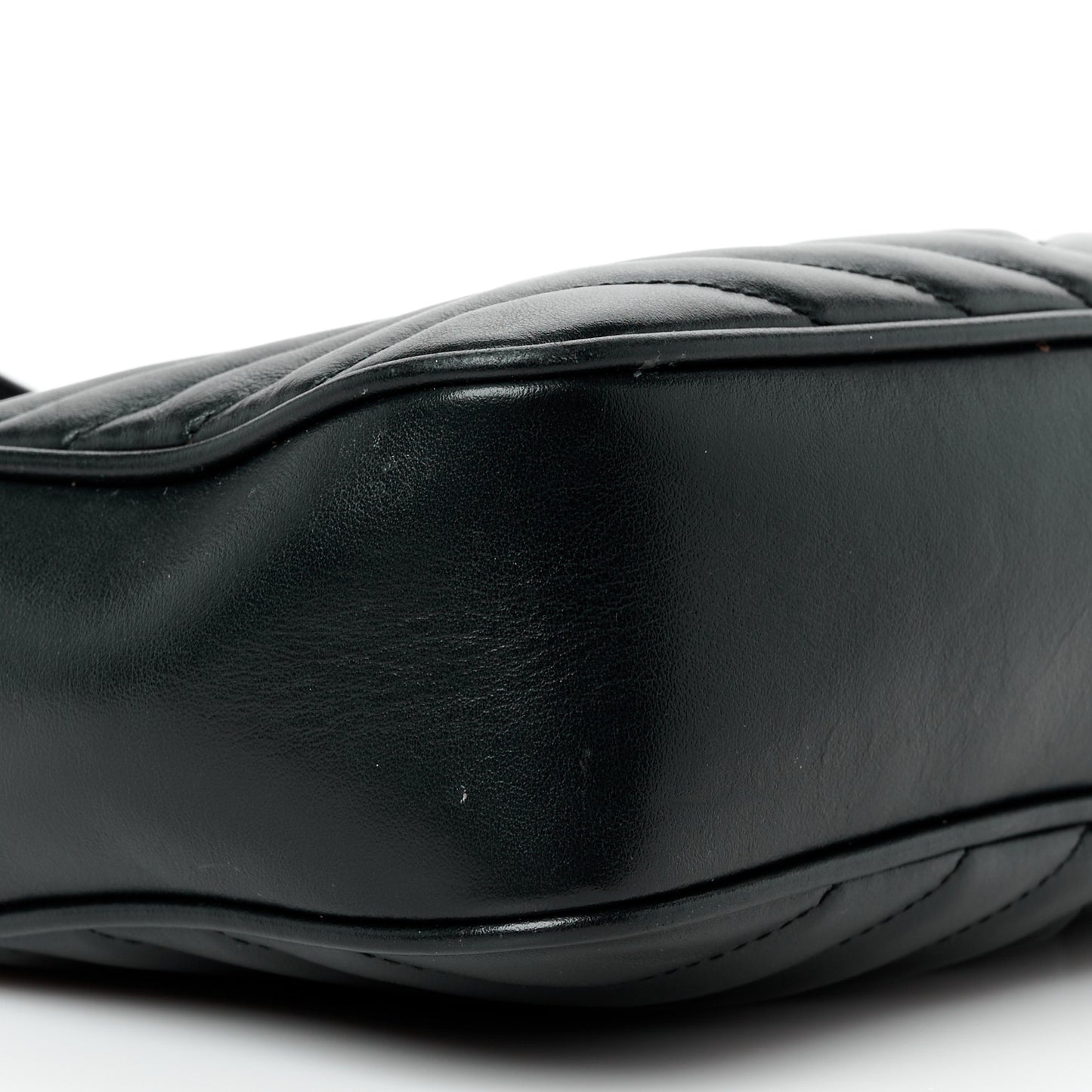 Calfskin Matelasse Monogram Lou Camera Bag Black