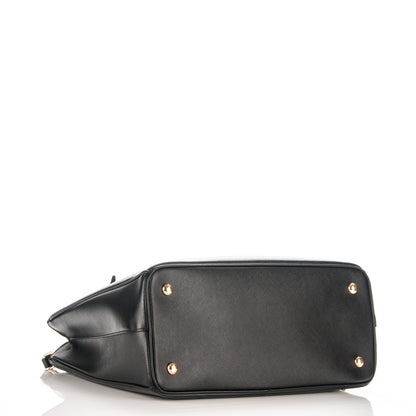 Prada Saffiano Lux Medium Tote Nero Black 4 of 8