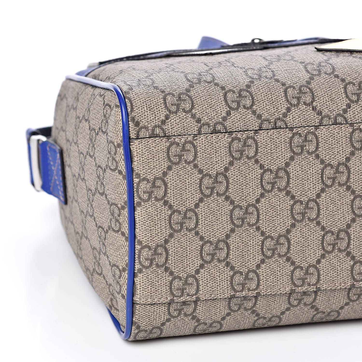 Gucci GG Supreme Monogram Kids Dinosaur Top Handle Bag Blue 8 of 10
