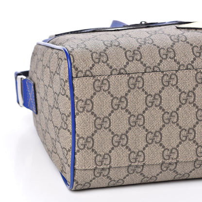 Gucci GG Supreme Monogram Kids Dinosaur Top Handle Bag Blue 8 of 10