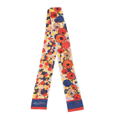 Louis Vuitton Silk Retro Flowers Bandeau Yellow 5 of 5