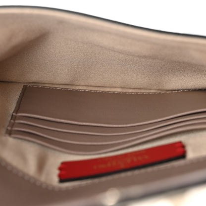 Valentino Garavani Metallic Calfskin Medium Rockstud Envelope Flat Wristlet Pouch Sahara 5 of 8