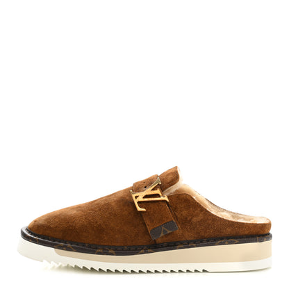 Louis Vuitton Suede Cosy Mule 6 Brown 1 of 10