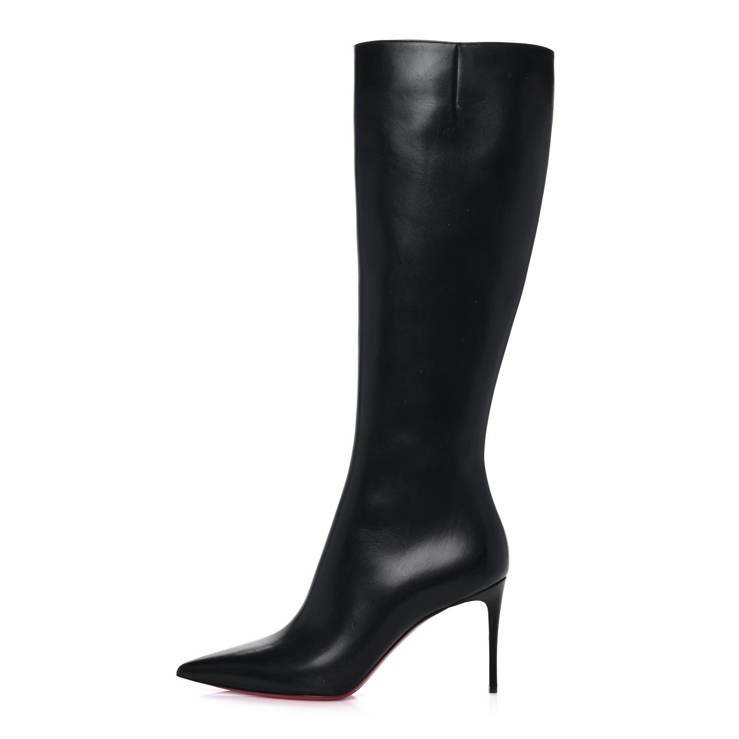 Christian Louboutin Calfskin So Kate Pointed Tall Boots 39.5 Black 1 of 8
