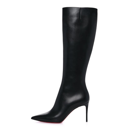 Christian Louboutin Calfskin So Kate Pointed Tall Boots 39.5 Black 1 of 8