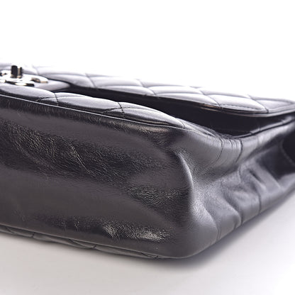 Chanel Glazed Calfskin Quilted Small CC Delivery Tote Black 10 of 10