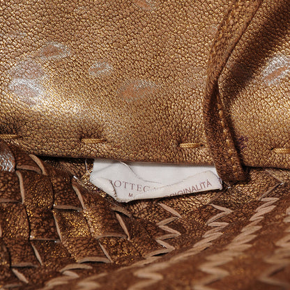 Bottega Veneta Chevre Intrecciato Medium Cabat Ottone 6 of 7