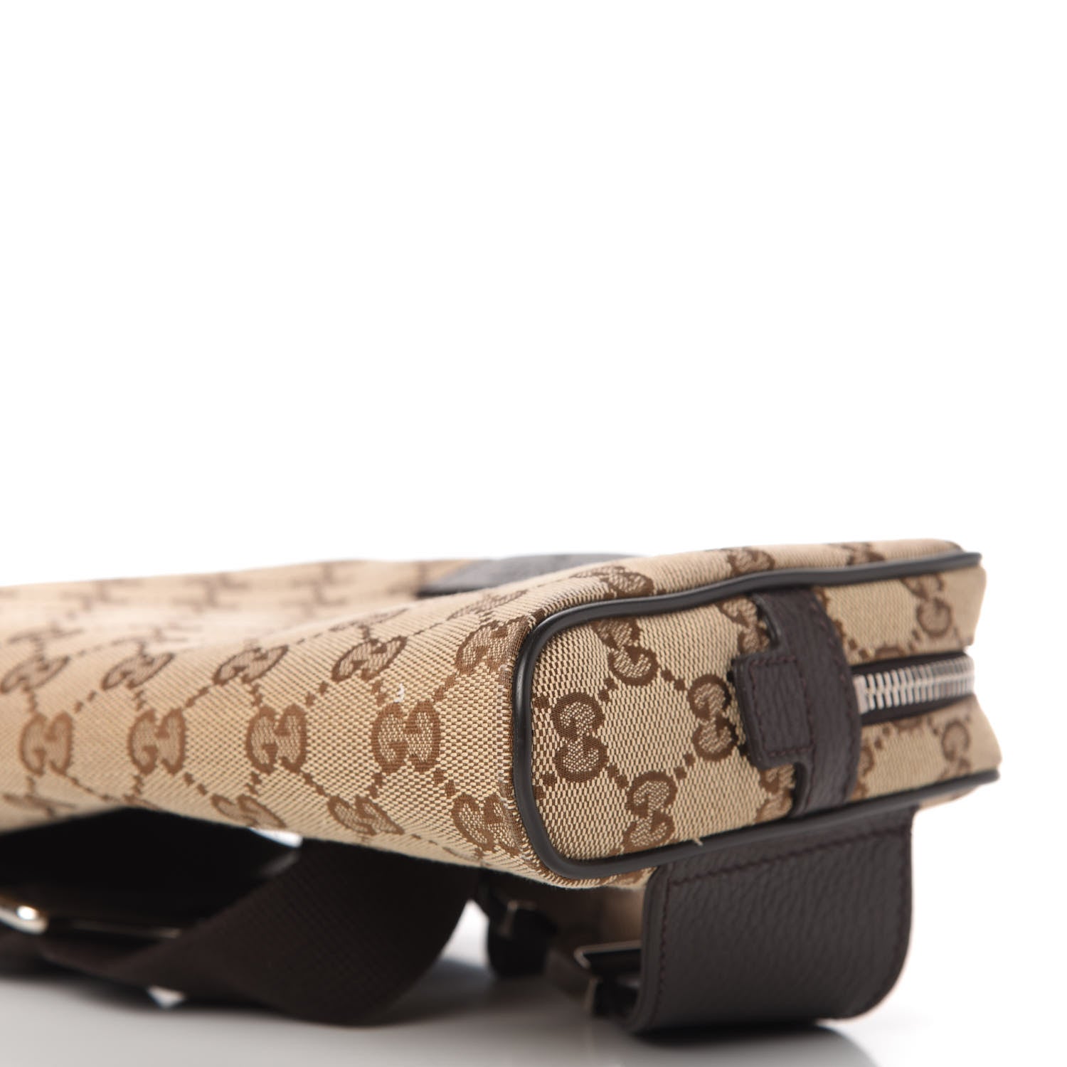 Gucci Monogram Belt Bag Dark Brown 7 of 10