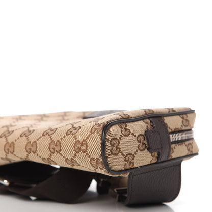 Gucci Monogram Belt Bag Dark Brown 7 of 10