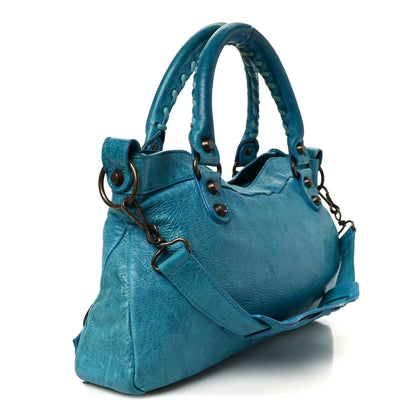 Balenciaga Chevre Classic Hardware First Turquoise 4 of 12