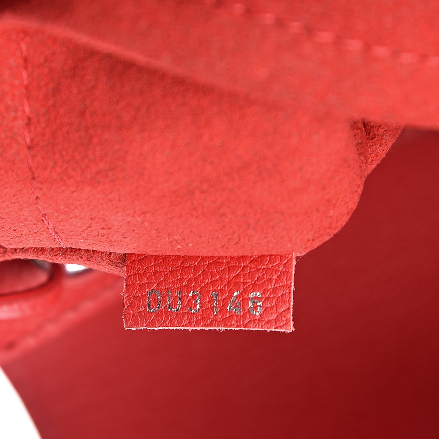 Soft Calfskin Lockme Backpack Rubis