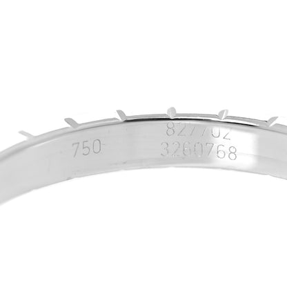 Chopard 18K White Gold Diamond Ice Cube Band Ring 58 8.25 5 of 5