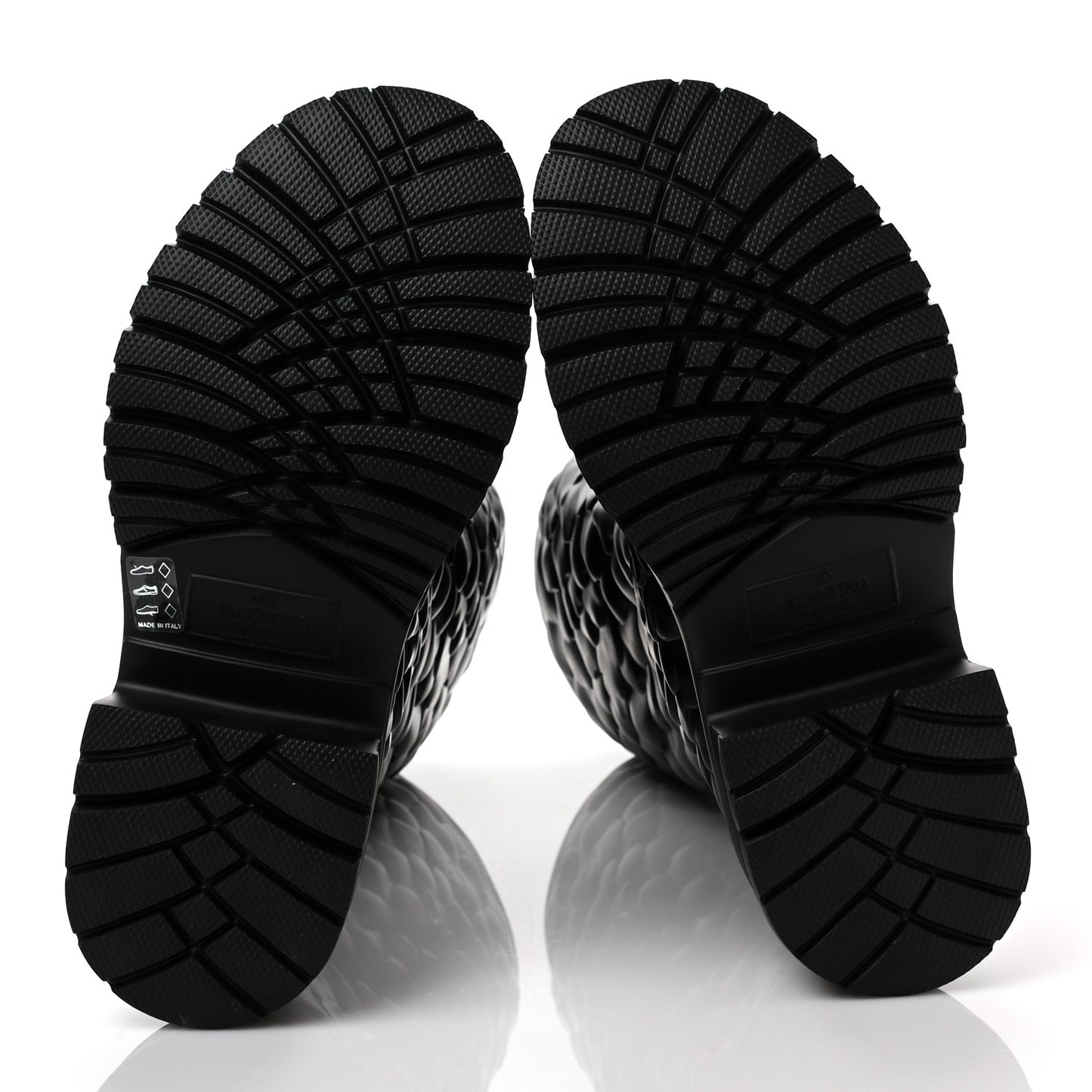 Rubber Atelier 03 Rose Edition 30/50mm Tall Rainboots 38 Black