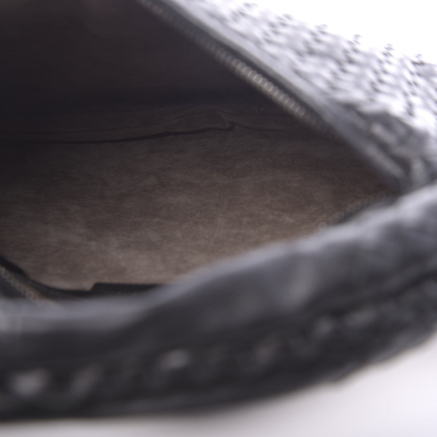 Nappa Intrecciato Medium Veneta Hobo Black