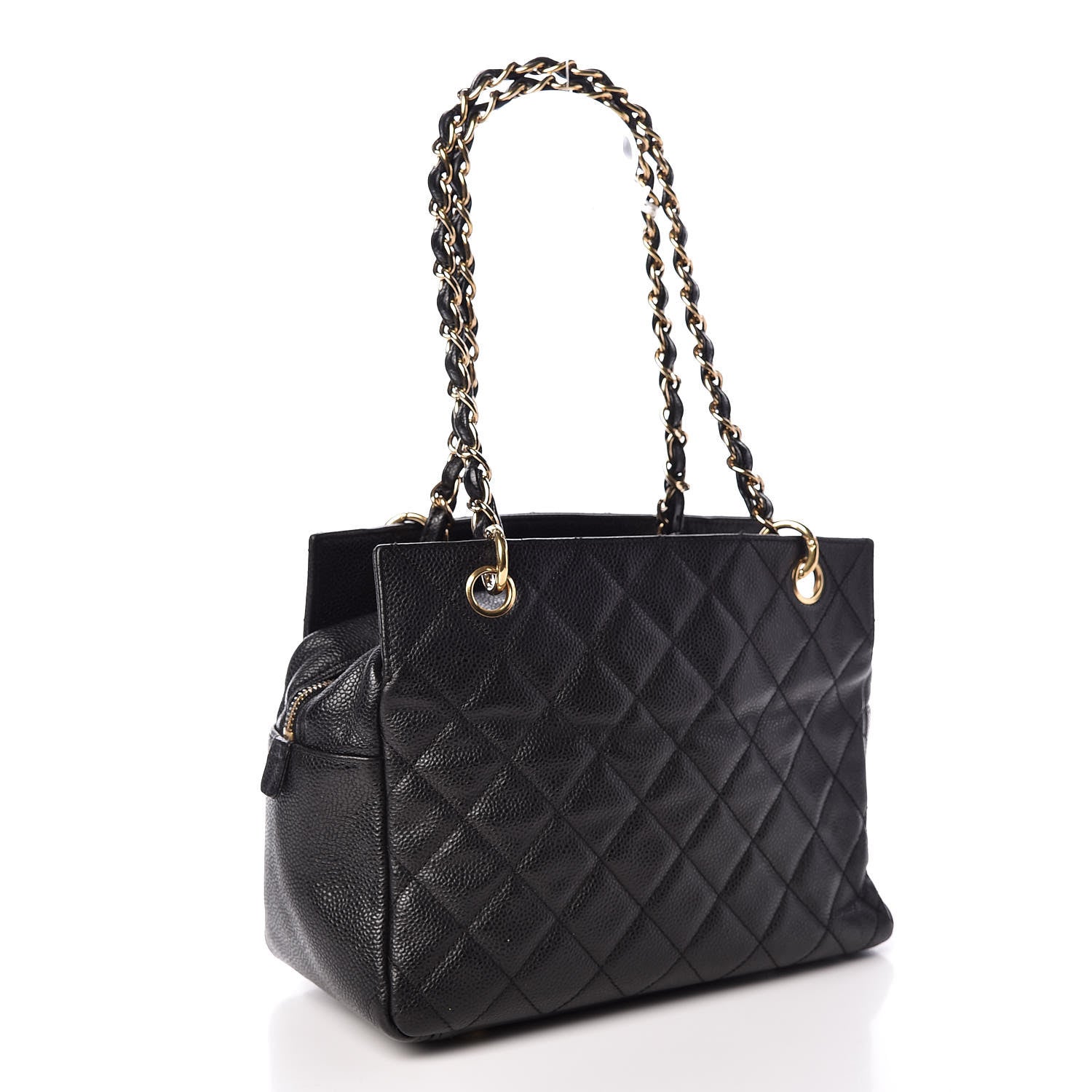 Chanel Caviar Quilted Petit Timeless Tote PTT Black 3 of 14