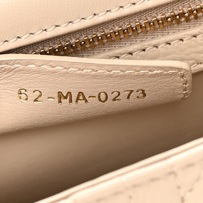 Christian Dior Calfskin Cannage Medium Caro Bag Beige 7 of 13