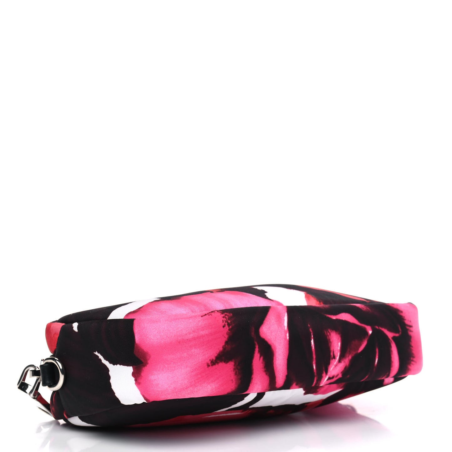 Tessuto Soft Nylon Small Roses Print Convertible Crossbody Wristlet Pink
